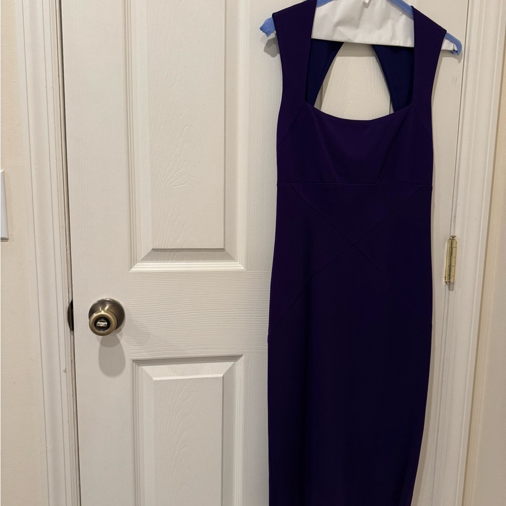 Size 6 Purple Nicole Miller Mini Cocktail Dress